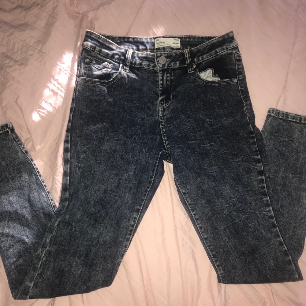 Acid wash ardene jeggings